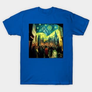 Starry Night in Diagon Alley T-Shirt